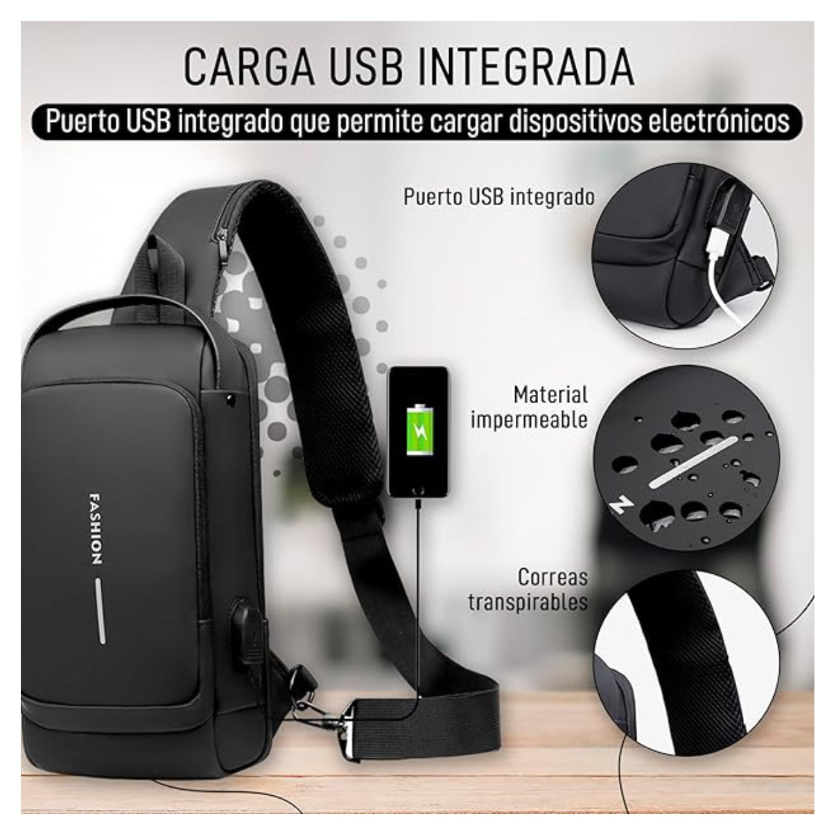 Maleta Canguro Anti Robo